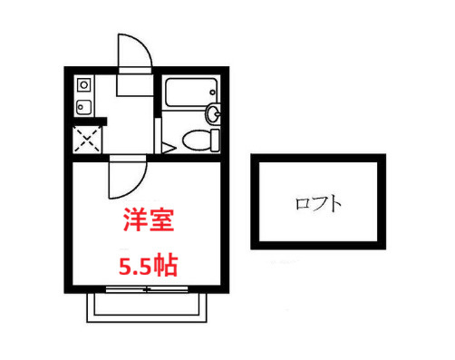 【間取り】 | ライフピア⻄小山 | 洋室5.5帖です
