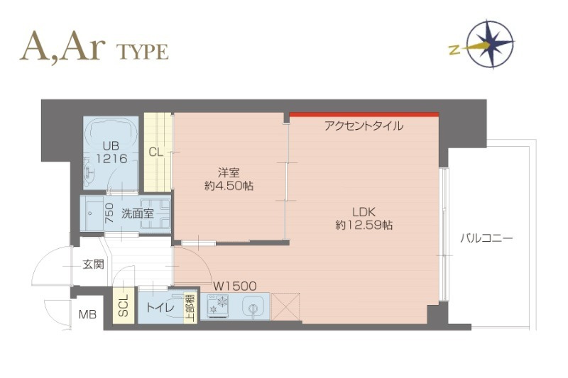 プレジオ塚本ASIANの間取り