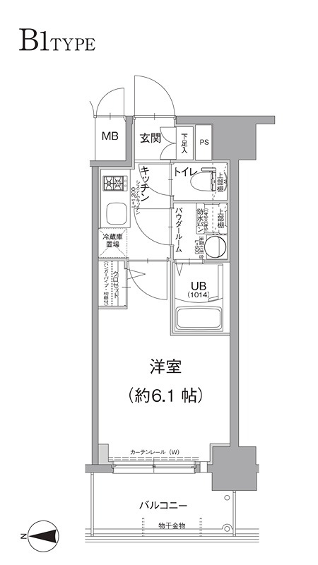 エスリード南森町ラグシスの間取り