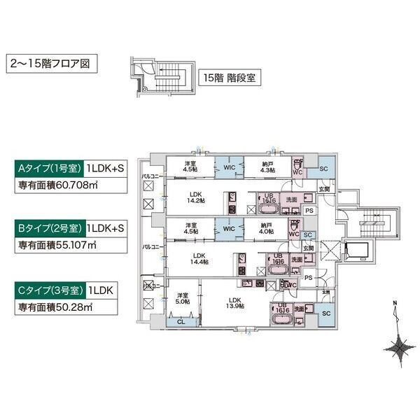 Draw上本町の間取り