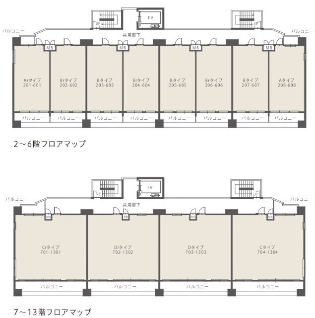 プレジオ東三国の間取り