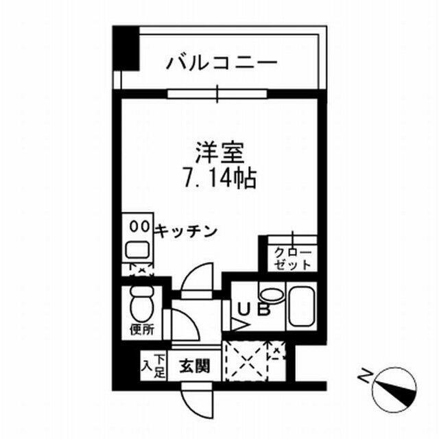 新品家具付きマンション日本橋本町７（ＫａＧｏｏｄ東京）の間取り