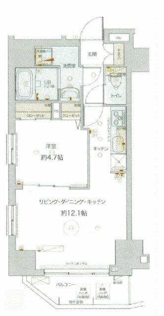 Ｒｉｓｉｎｇ　Ｐｌａｃｅ　浅草四番館の間取り
