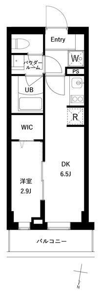 プレセダン千駄木の間取り