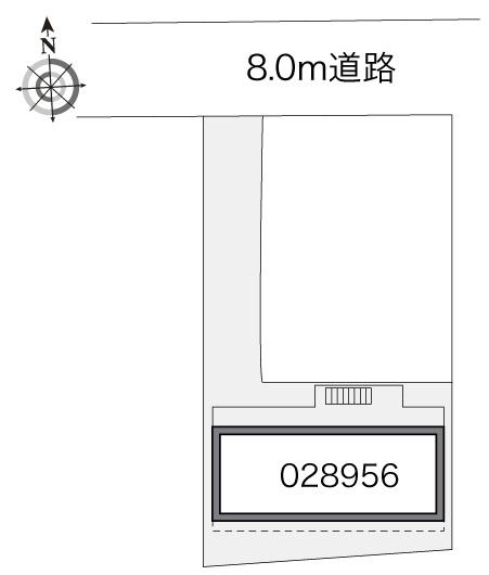 レオパレスヴァーグ難波の間取り