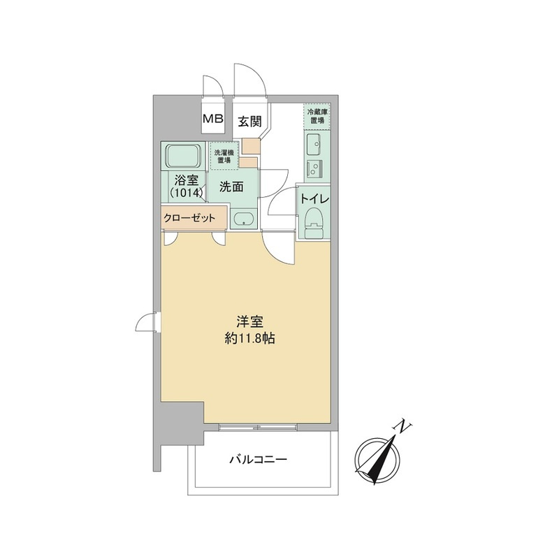 Live Flat Tsukamotoの間取り