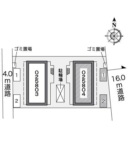 レオパレスパーシモンⅡの間取り