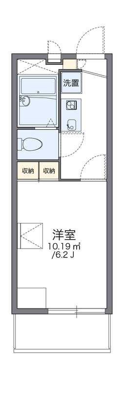 レオパレスパーシモンⅡの間取り