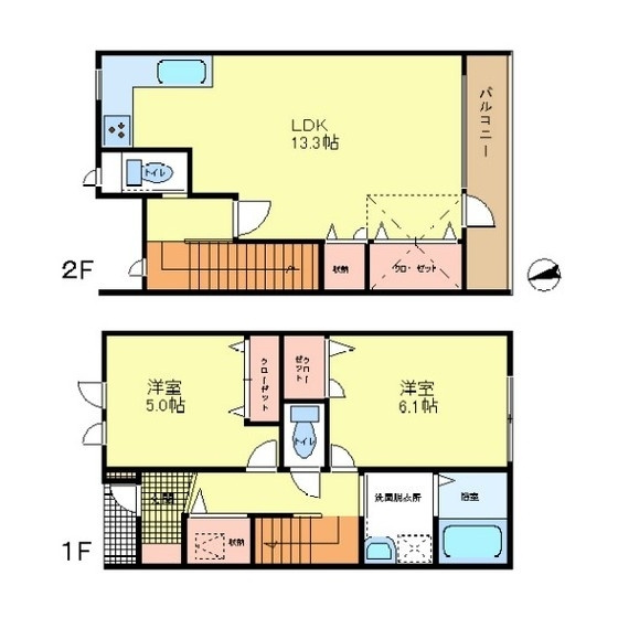 ラフィーネの間取り