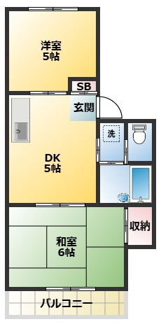 パステルフジの間取り