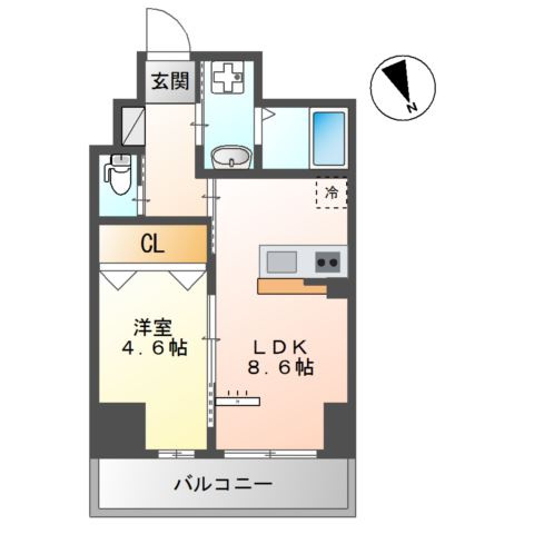 シエスタ舟入南の間取り