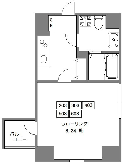 アーバンステージ錦糸町Ⅱの間取り
