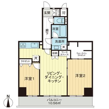 ライオンズシティ両国の間取り