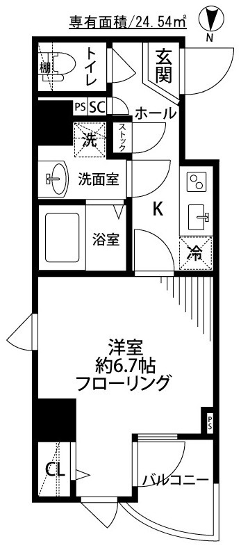 ガラ・ステージ森下の間取り