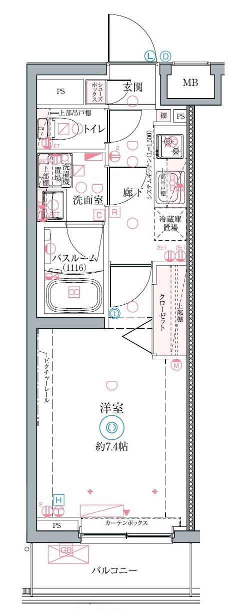 クレヴィスタ墨田の間取り