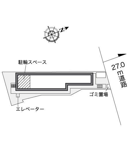 レオパレスアストラーレ茶屋町東の間取り