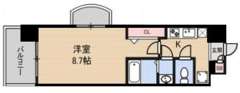 JMFレジデンス大阪淡路の間取り
