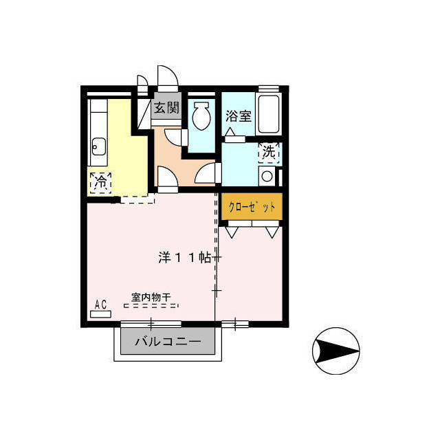 ボナール伏見の間取り