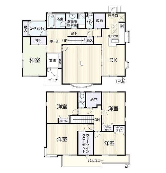 厚木市森の里4丁目　中古戸建の間取り|間取図「厚木市森の里4丁目　中古戸建」