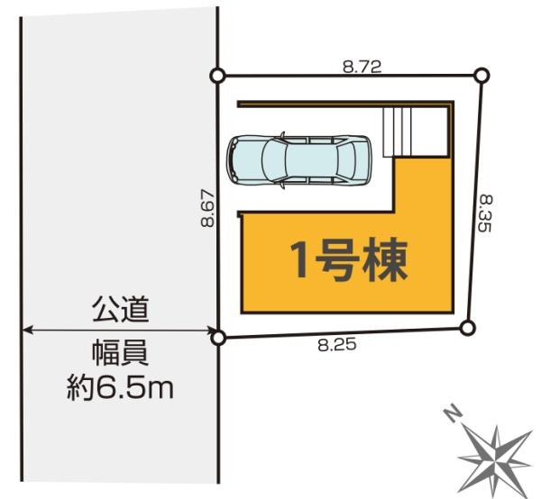 横浜市青葉区千草台の新築一戸建の区画図|限定1区画の販売です！
お気軽にお問合せ下さい！