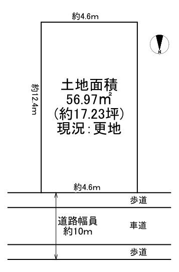 【土地図】 | 大阪市鶴見区鶴見4丁目　売土地