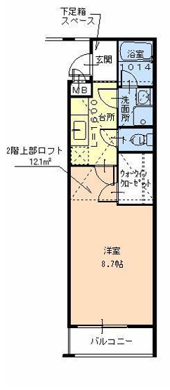 【間取り】 | フジパレス初芝駅南Ⅱ番館