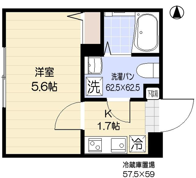エクセラン吾妻橋の間取り