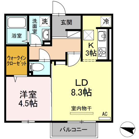 【間取り】 | レゾン　バージェ