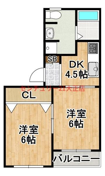 丸松マンションの間取り