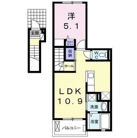 サン　ブリーゼの間取り