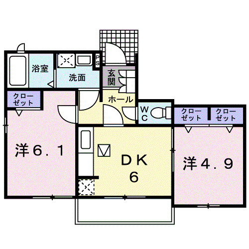 ザナドゥＡの間取り