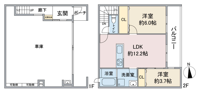 PLUM植田東の間取り