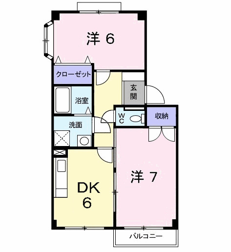 レジデンスビバ１の間取り