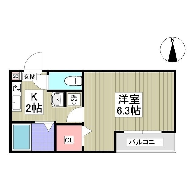 セレンディピティ田端の間取り