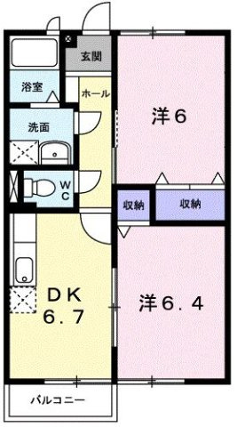 メゾン牧の間取り