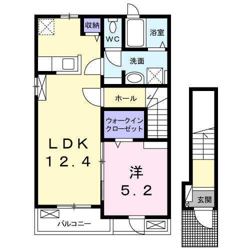エスペランサ　エイチの間取り