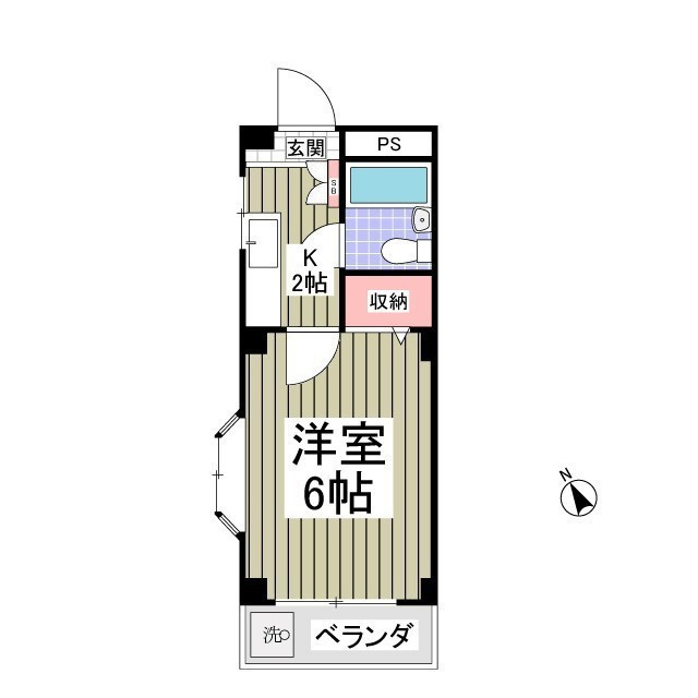 幸コーポの間取り
