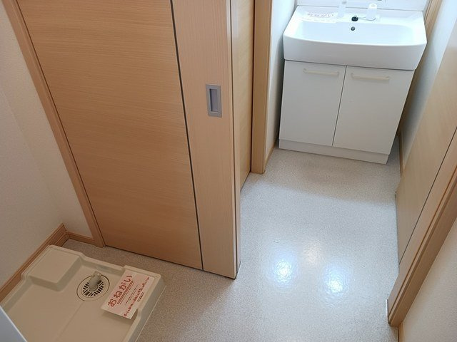 セレーノ・アロッジオの洗面所|忙しい朝には欠かせない洗面所です