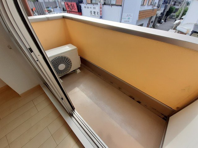 リヴァージュ出来島のバルコニー|広々としたバルコニーです
