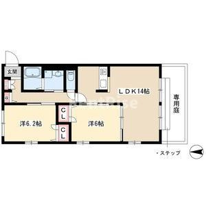 サニーハイム江南のエントランス