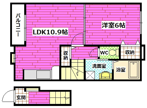 セレノカーサの間取り