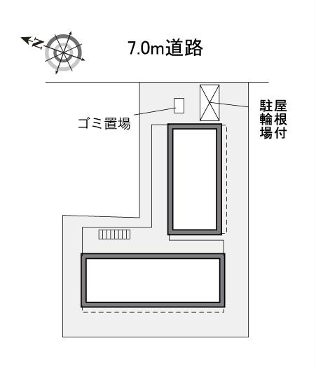 レオパレス豊藤Ⅱの間取り