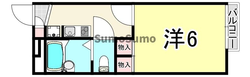 レオパレスクレベールの間取り