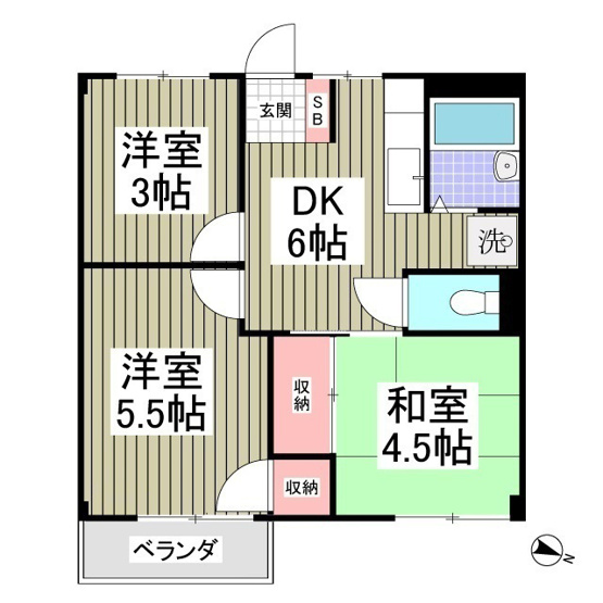 【間取り】 | エフィール本庄児玉