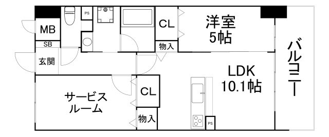 【間取り】 | ATKレジデンスなにわ橋