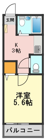 第9アサヒハイツの間取り