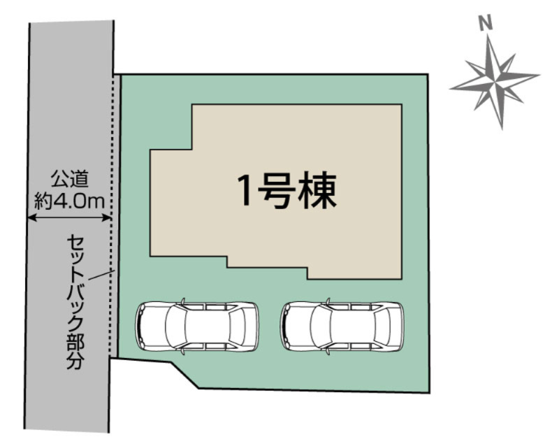 牛久市南7丁目18期　新築戸建の区画図|区画図です♪
