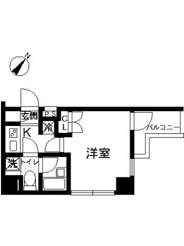 スカイコート押上第２の間取り