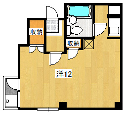 【間取り】 | メゾン福島 | Cタイプ