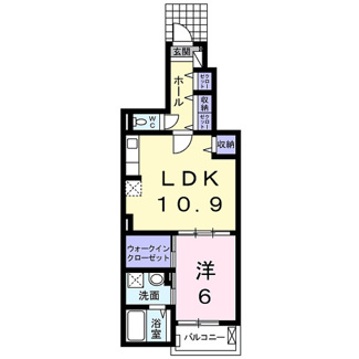 【間取り】 | ボヌール・シャンブルⅡ